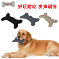 Squeeker Dog Bone Toy Nylon Durável Dental Pet Chew Brinquedos